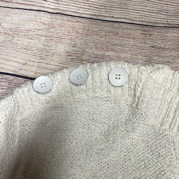 Caslon Button Neck  Boatneck Sweater - Picture 3 of 5
